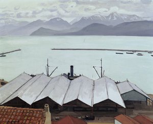 Bougie, Porto da Argélia (óleo sobre tela) de Albert Marquet