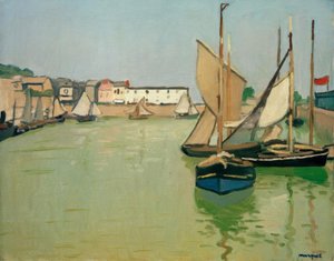 O porto de Honfleur de Albert Marquet
