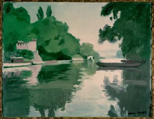 Paisagem em Chenevières de Albert Marquet