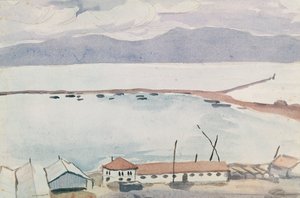 O Porto de Bougie, Argélia de Albert Marquet