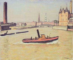 O Porto de Hamburgo de Albert Marquet