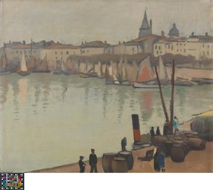 O porto de La Rochelle de Albert Marquet