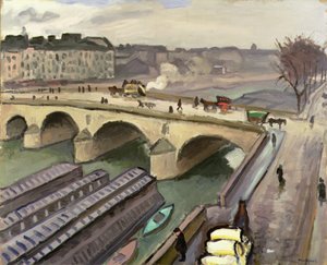 O Sena em Paris, c.1907 (óleo sobre tela) de Albert Marquet