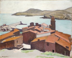 Vista de Collioure de Albert Marquet