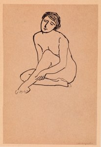 Mulher - Nua Sentada de Albert Marquet