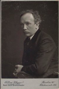 Richard Strauss, compositor alemão, final do século XIX ou início do século XX. de Albert Meyer