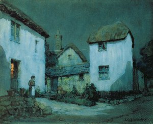 Uma rua enluarada, Heavitree, Exeter