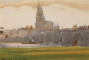 Vista de Dresden, 1898