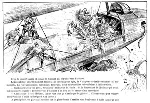 Antecipação: The Attack of the Voltigeur 39 - in "The War in the 20th Century" de A. Robida, ed. Georges Decaux de Albert Robida
