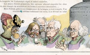 Antecipação: estudiosos, "Guerra no século 20" (guerra química e bacteriológica?) por Robida, n.d. de Albert Robida