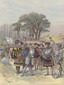 No campo de Bicocca, a demanda suíça paga, sai ou batalha de Albert Robida