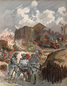 Bayard no cerco de Mezieres, ilustração de 