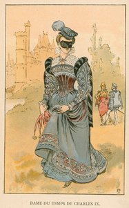 Senhora do tempo de Charles IX de Albert Robida