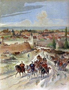 Francisco I deixa Paris de Albert Robida