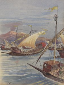 O flotte de Doria a Nápoles de Albert Robida