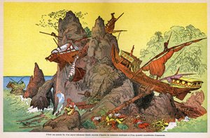 Sindbad, o marinheiro de Albert Robida