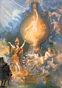 O Quinto Livro, c1900 (ilustração) de Albert Robida