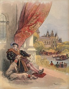 Os últimos dias de Francisco I, ilustração de 