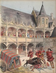 O javali de Amboise, ilustração de 