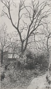 Autumn Höst, do portfólio da Sociedade Sueca de Impressão de Belas Artes Föreningen för Gr ..., 1889. de Albert Theodor Gellerstedt