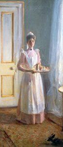 O Criado, c.1900 (óleo sobre tela) de Albert de Belleroche
