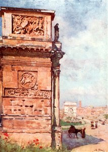 Arco de Tito do Arco de Constantino de Alberto Pisa
