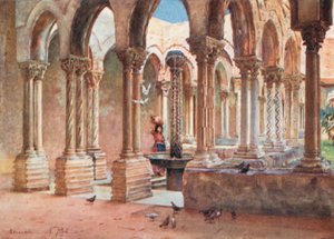 Os claustros, Monreale de Alberto Pisa