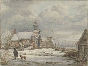 Vista do Haarlemmerpoort em Amesterdão