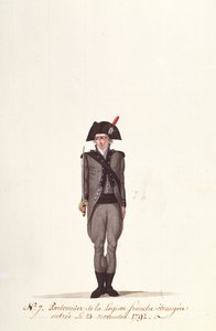 Um Pontoneer da Legião Estrangeira Francesa, de Coppetiers, 23 de novembro de 1792 de Albertus Gregorius