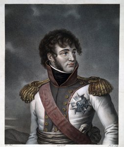 Retrato de Joachim Murat - Gregorius, Albert (1774-1853) - ca 1806 - Gravura, aguarela - 48,5x38 - Colecção Privada de Albertus Gregorius