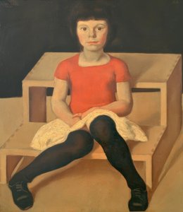 Ila, a filha mais nova do artista de Albin Egger Lienz