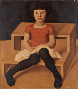 Ila, a filha mais nova do artista, 1920. de Albin Egger Lienz