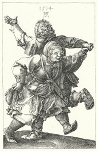 Dança de casal de camponeses de Albrecht (after) Durer or Duerer