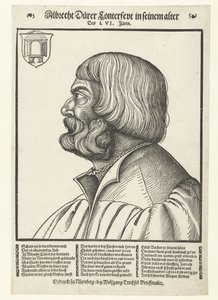 Retrato de Albrecht Dürer (1471-1528) de Albrecht (after) Durer or Duerer