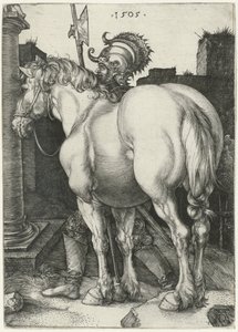 O cavalo grande de Albrecht (after) Durer or Duerer