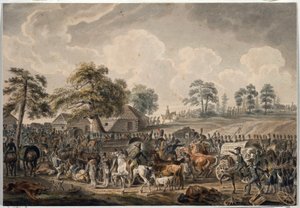 La Grande Armee cruzou o rio Daugava (ou Western Dvina) em 24 de julho de 1812 (o exército francês cruzando o rio Daugava em 24 de julho