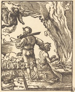 Sacrifício de Abraão de Albrecht Altdorfer
