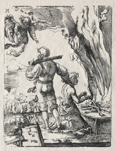 Sacrifício de Abraão de Albrecht Altdorfer