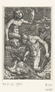 Arion e uma Nereida de Albrecht Altdorfer