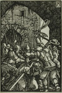 Carregamento da Cruz, da Queda e Redenção do Homem de Albrecht Altdorfer