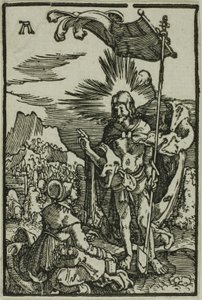 Cristo aparece a Madalena, de A queda e a redenção do homem de Albrecht Altdorfer