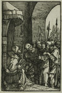 Cristo diante de Pilatos, de A Queda e Redenção do Homem de Albrecht Altdorfer
