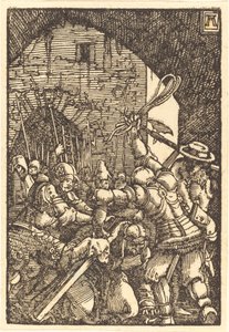 Cristo carregando a cruz de Albrecht Altdorfer