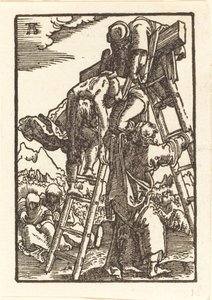 Cristo descido da cruz de Albrecht Altdorfer