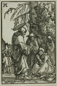 Cristo se despedindo de sua mãe, da queda e redenção do homem de Albrecht Altdorfer