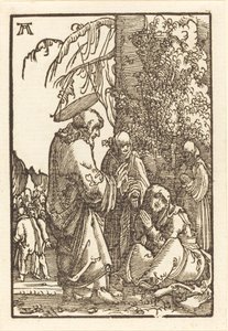 Cristo despedindo-se de Maria antes da Paixão de Albrecht Altdorfer