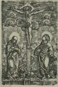 Cristo na Cruz (A Pequena Crucificação) de Albrecht Altdorfer