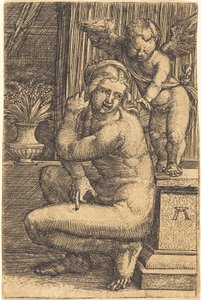 Vênus agachado de Albrecht Altdorfer