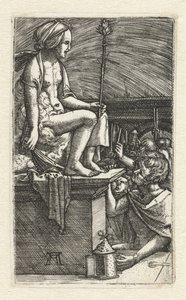 A vingança do feiticeiro Virgilius de Albrecht Altdorfer