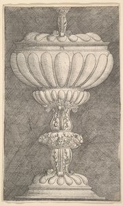 Design para um cálice coberto.nd de Albrecht Altdorfer